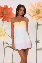 Dewdrop Ombre Mini Dress