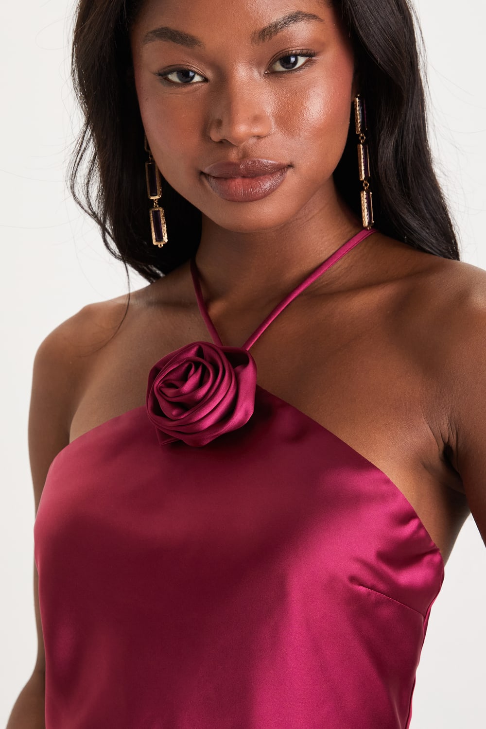 Claret Mini Dress