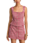 Houndstooth Skirt Set