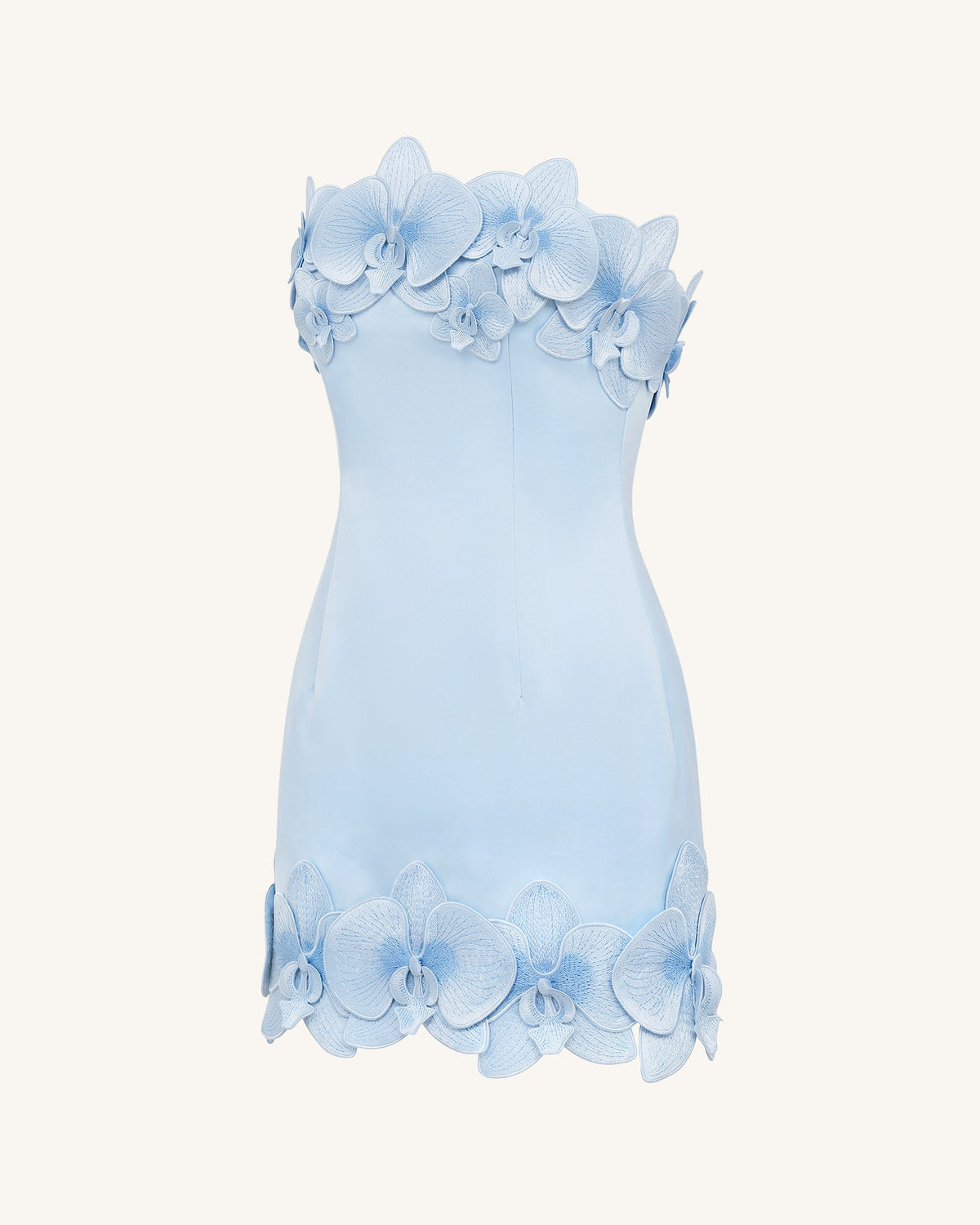 Orchid Trim Mini Dress