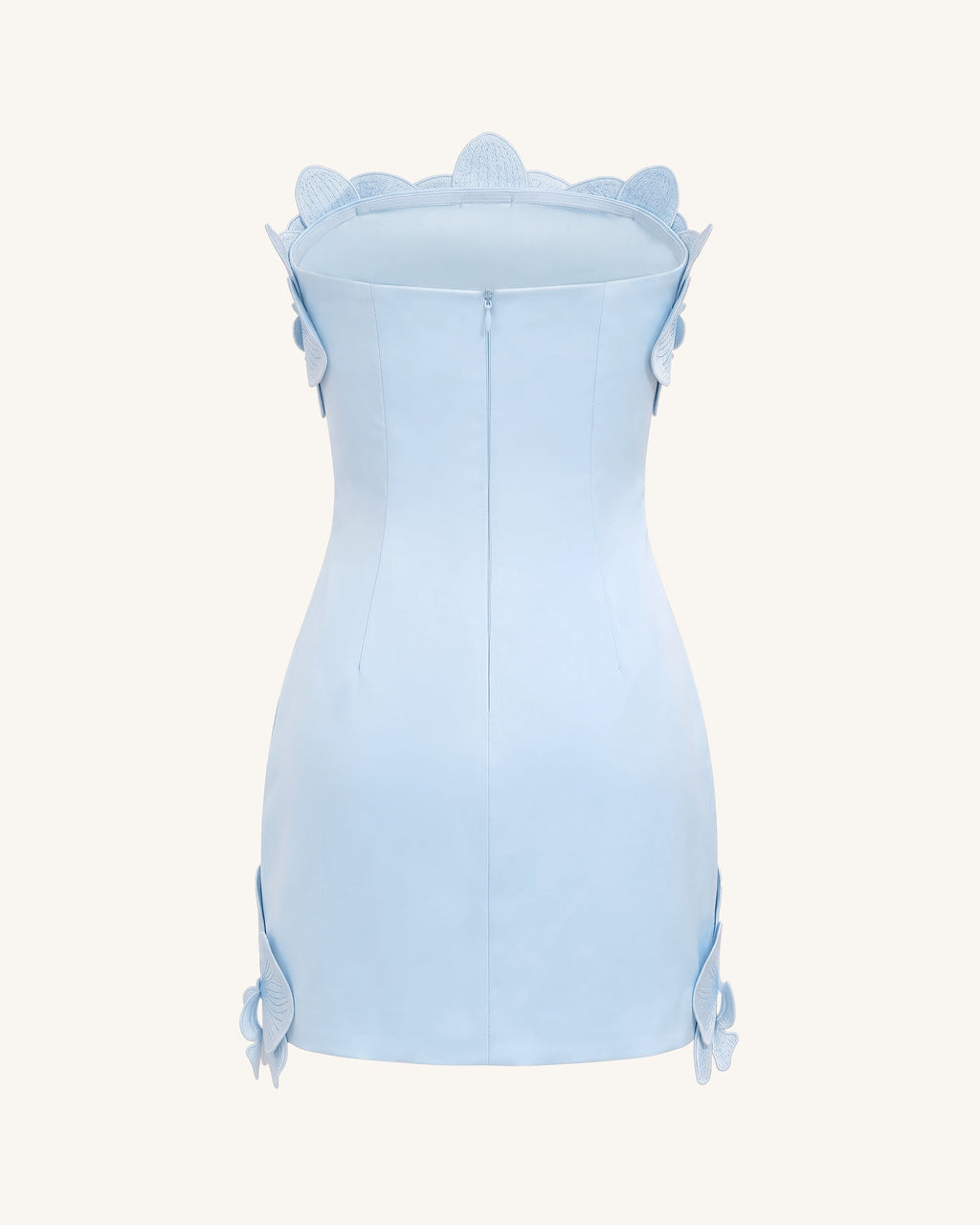 Orchid Trim Mini Dress