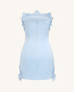 Orchid Trim Mini Dress