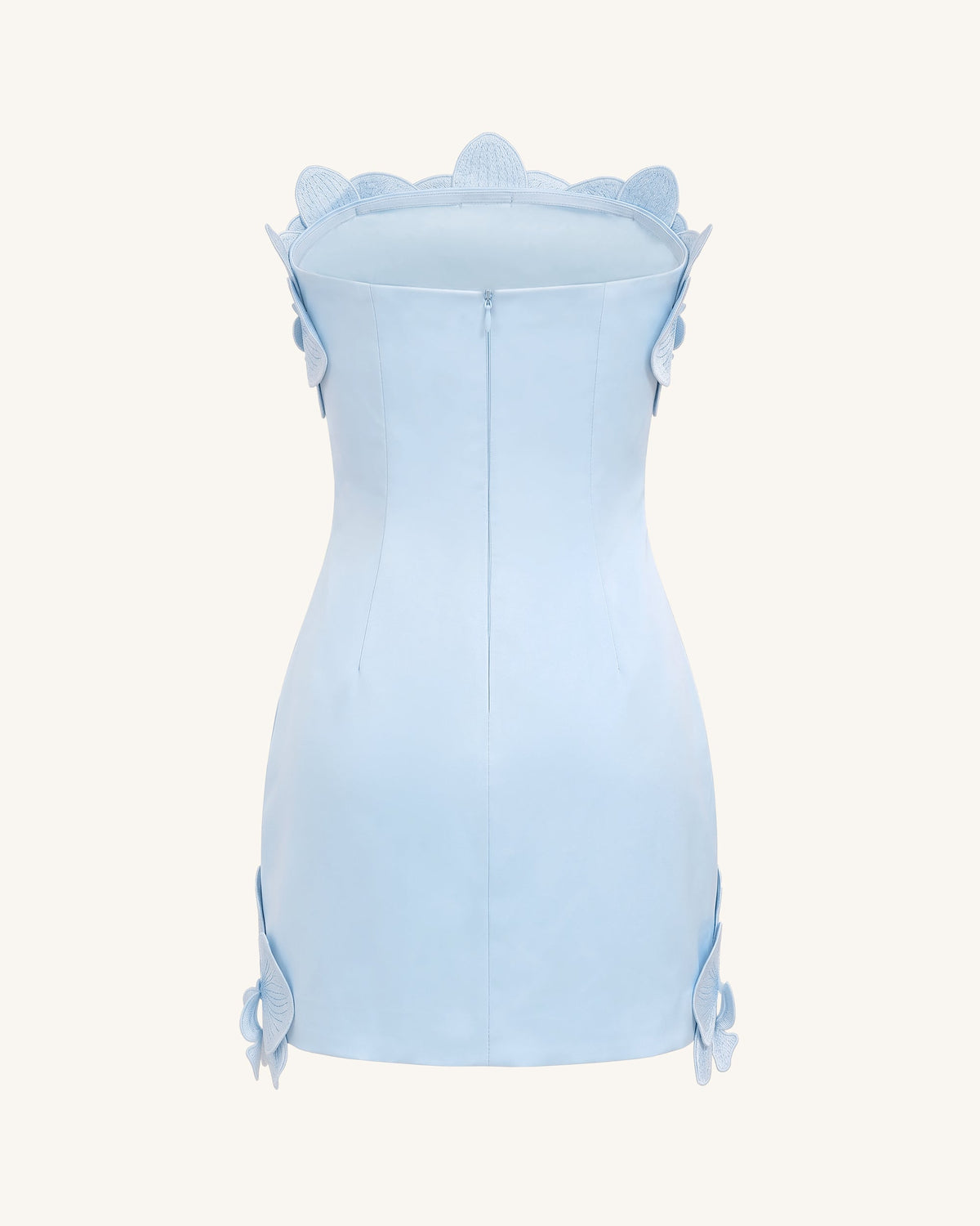 Orchid Trim Mini Dress
