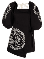 Vallini Wrap Mini Dress