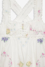 Andrea Embroidered Mini Dress