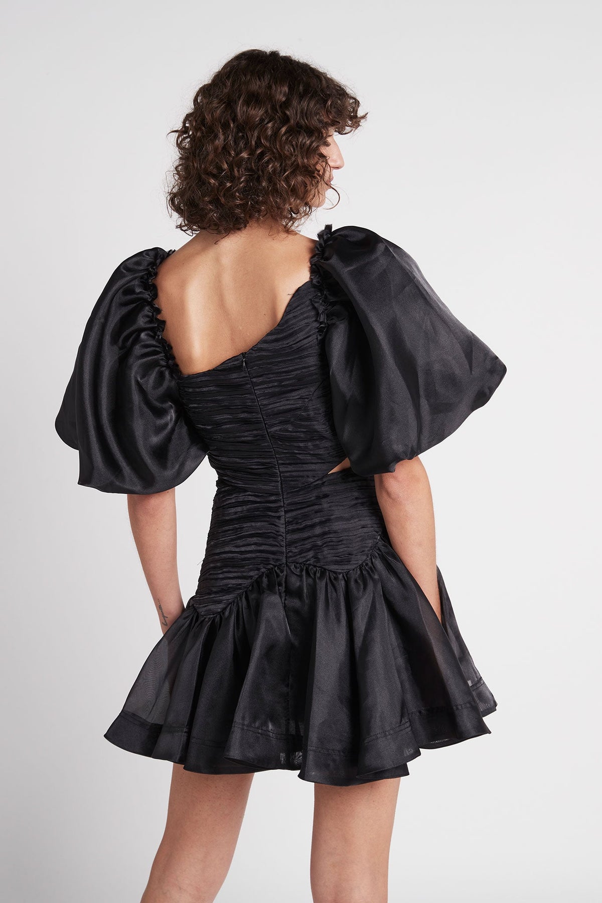 Joan Puff Sleeve Mini Dress