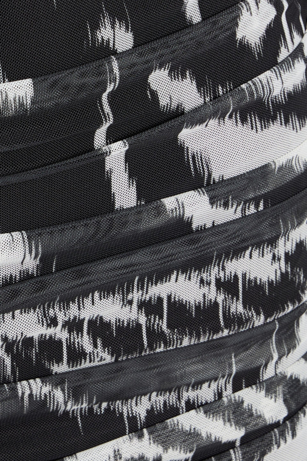 Ruched Ikat Dress