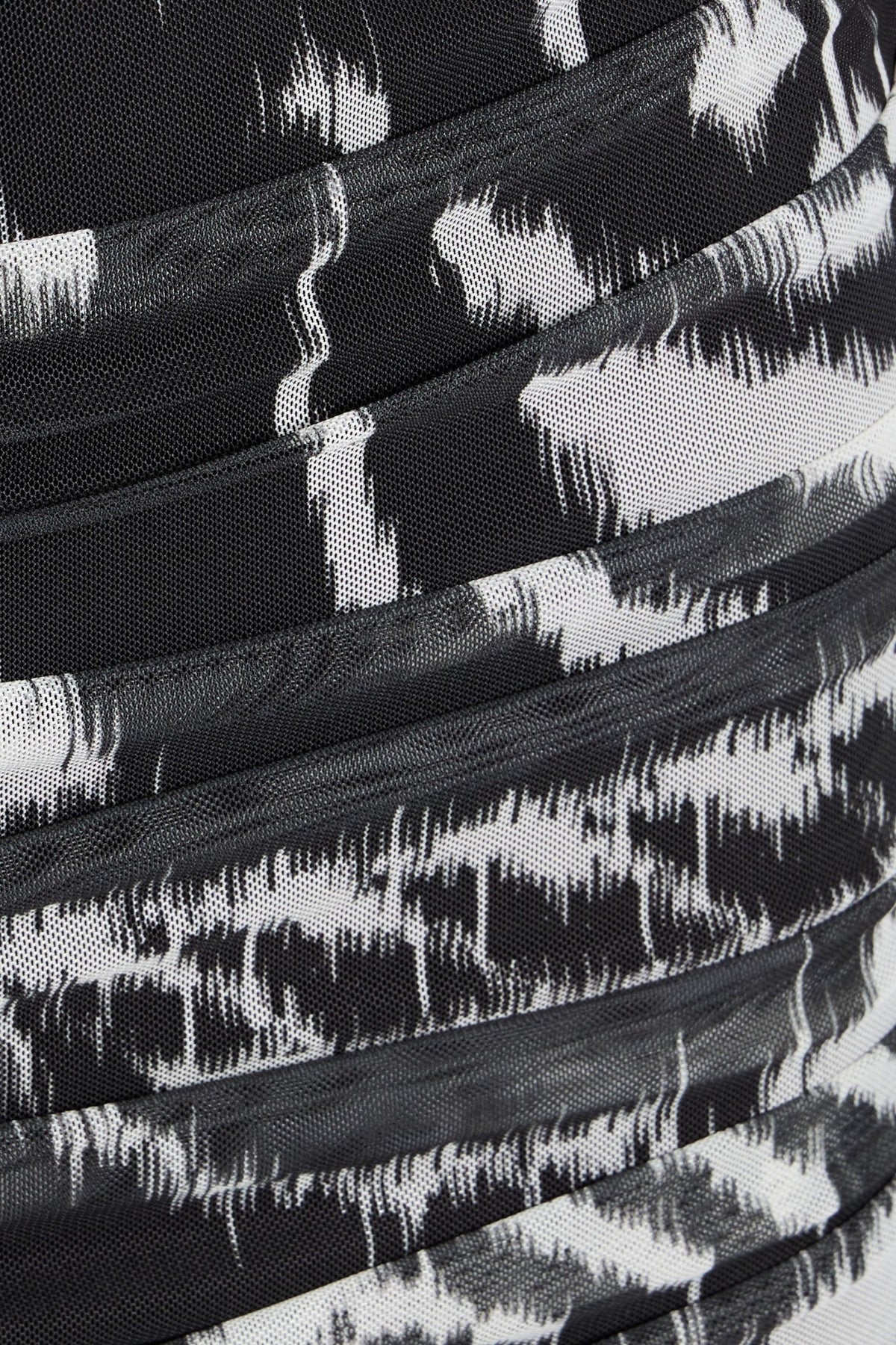 Ruched Ikat Dress