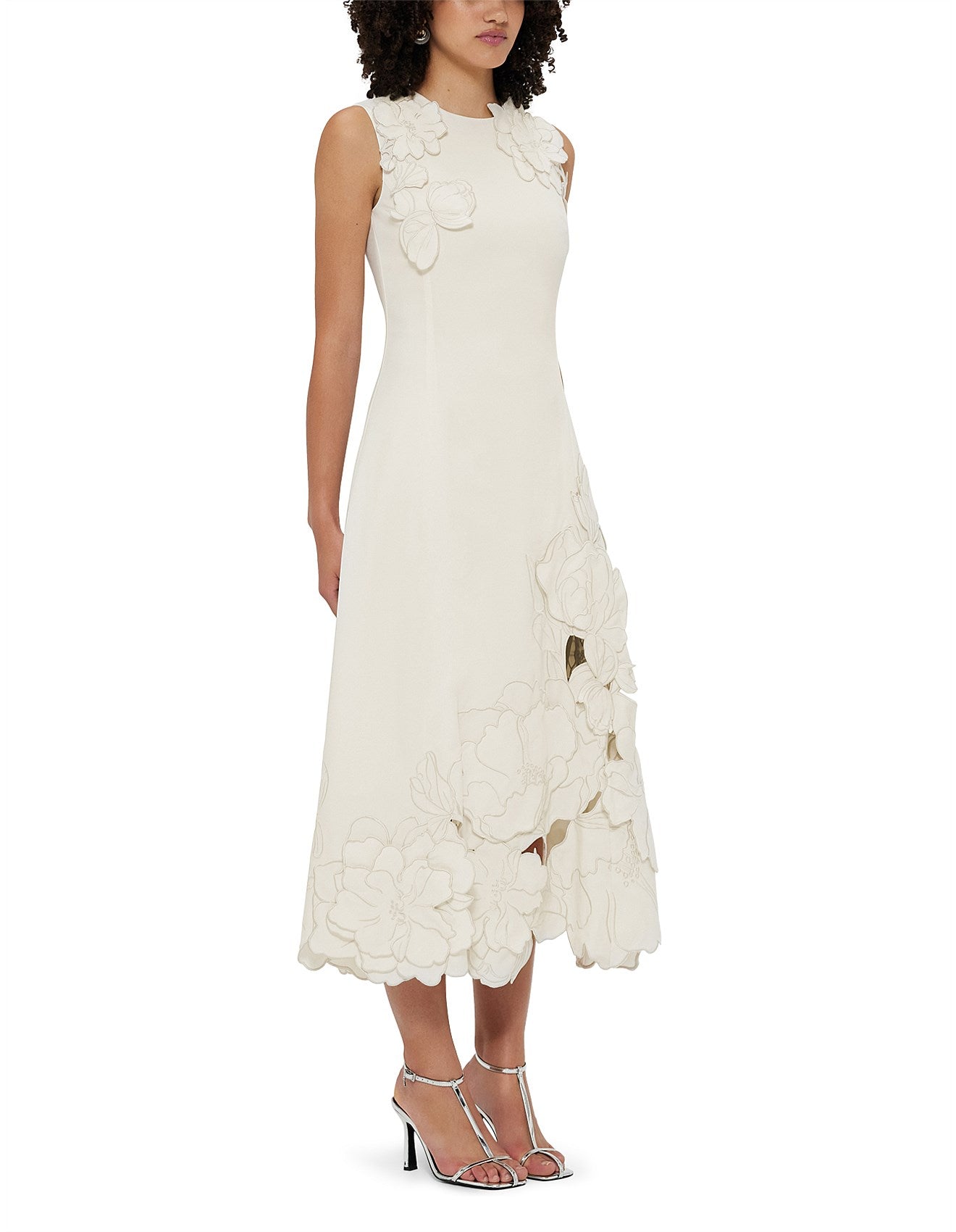 Cleo Applique Midi Dress