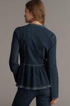 Peplum Denim Jacket