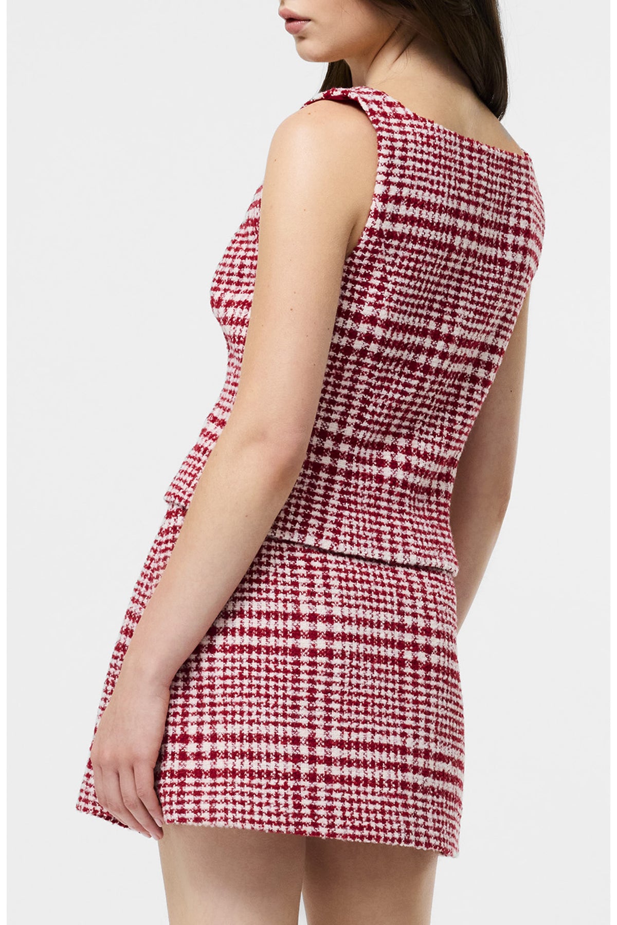 Houndstooth Skirt Set