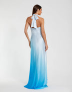 Charmeuse Gown in Blue