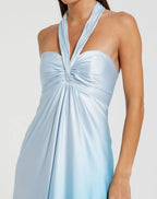 Charmeuse Gown in Blue
