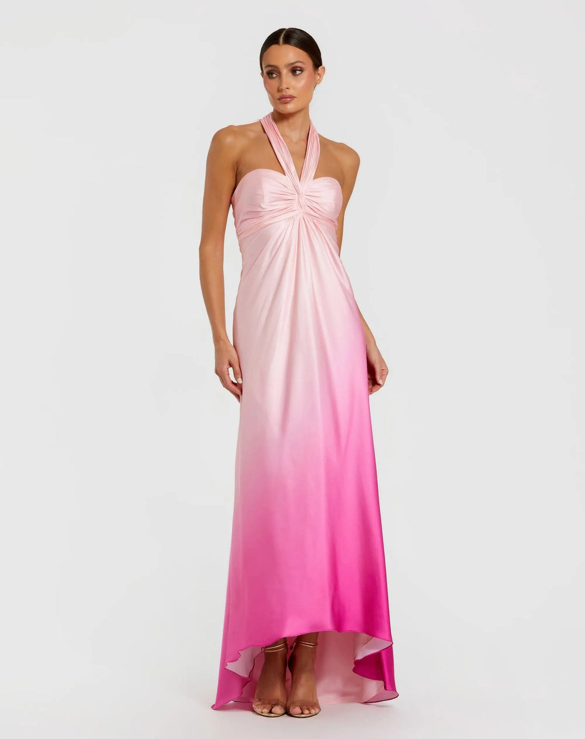 Charmeuse Gown in Pink