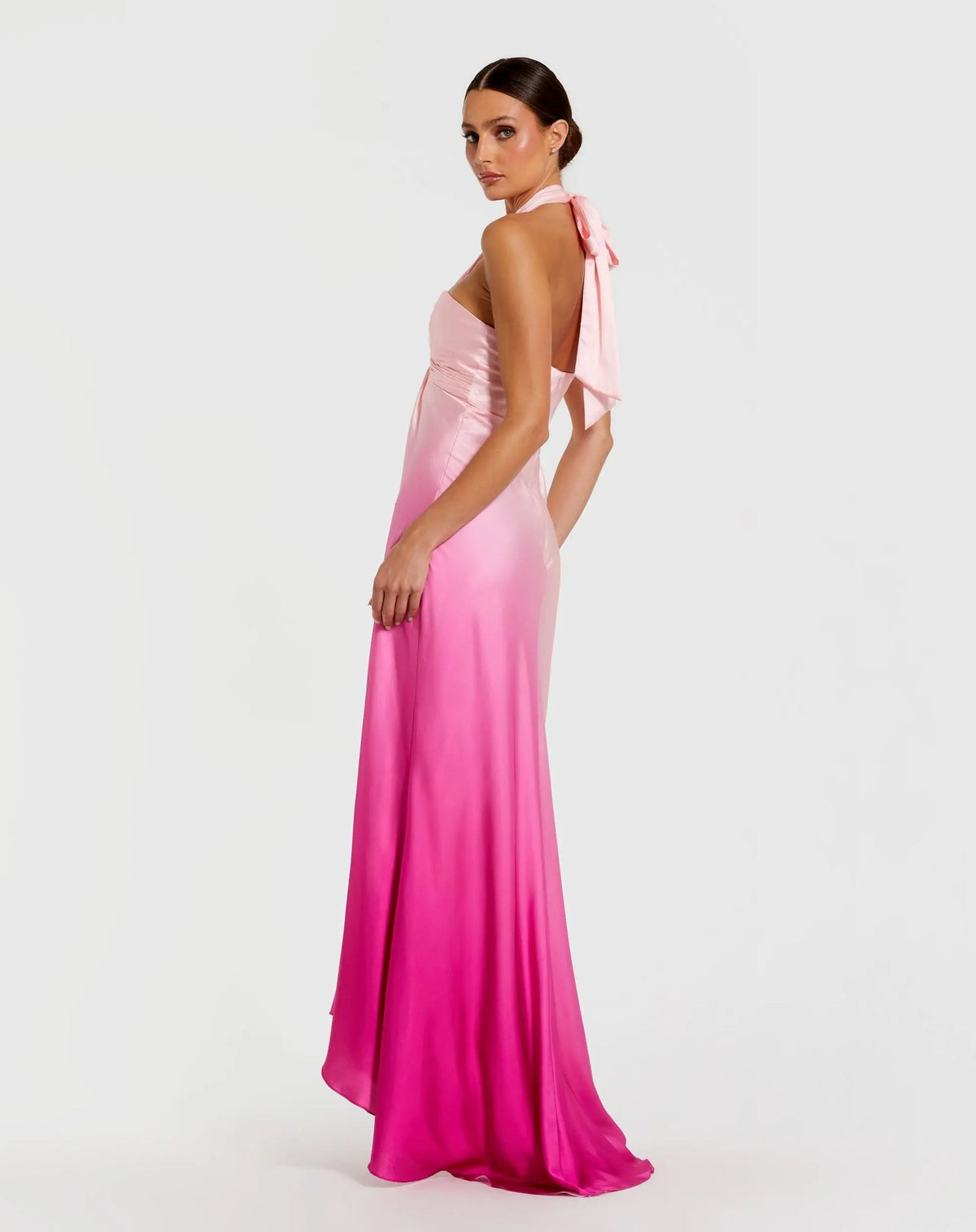 Charmeuse Gown in Pink