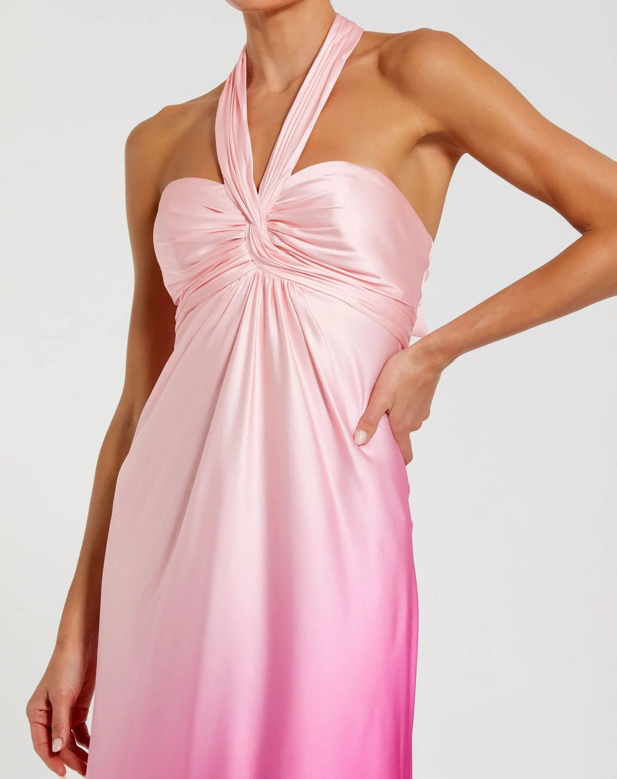 Charmeuse Gown in Pink