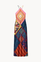 Cubism Patchwork Maxi Dress