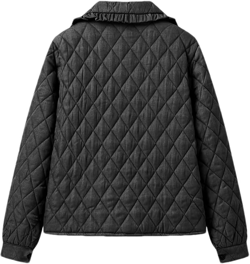 Coal Ruffle Jacket