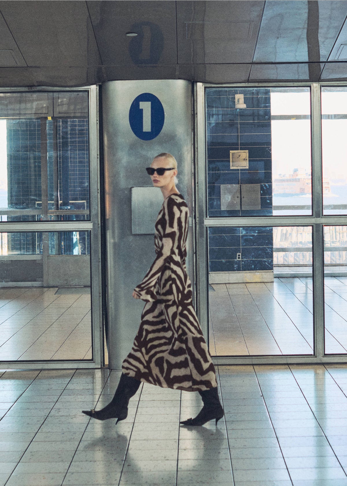 Zebra Maxi Dress
