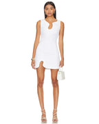 Puzzle Denim Mini Dress