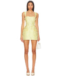 Bethany Skort Romper in Lemon