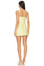 Bethany Skort Romper in Lemon