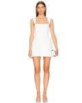 Bethany Skort Romper in Ivory