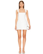 Bethany Skort Romper in Ivory