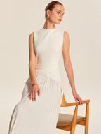 Haddy Pleated Midi Dress