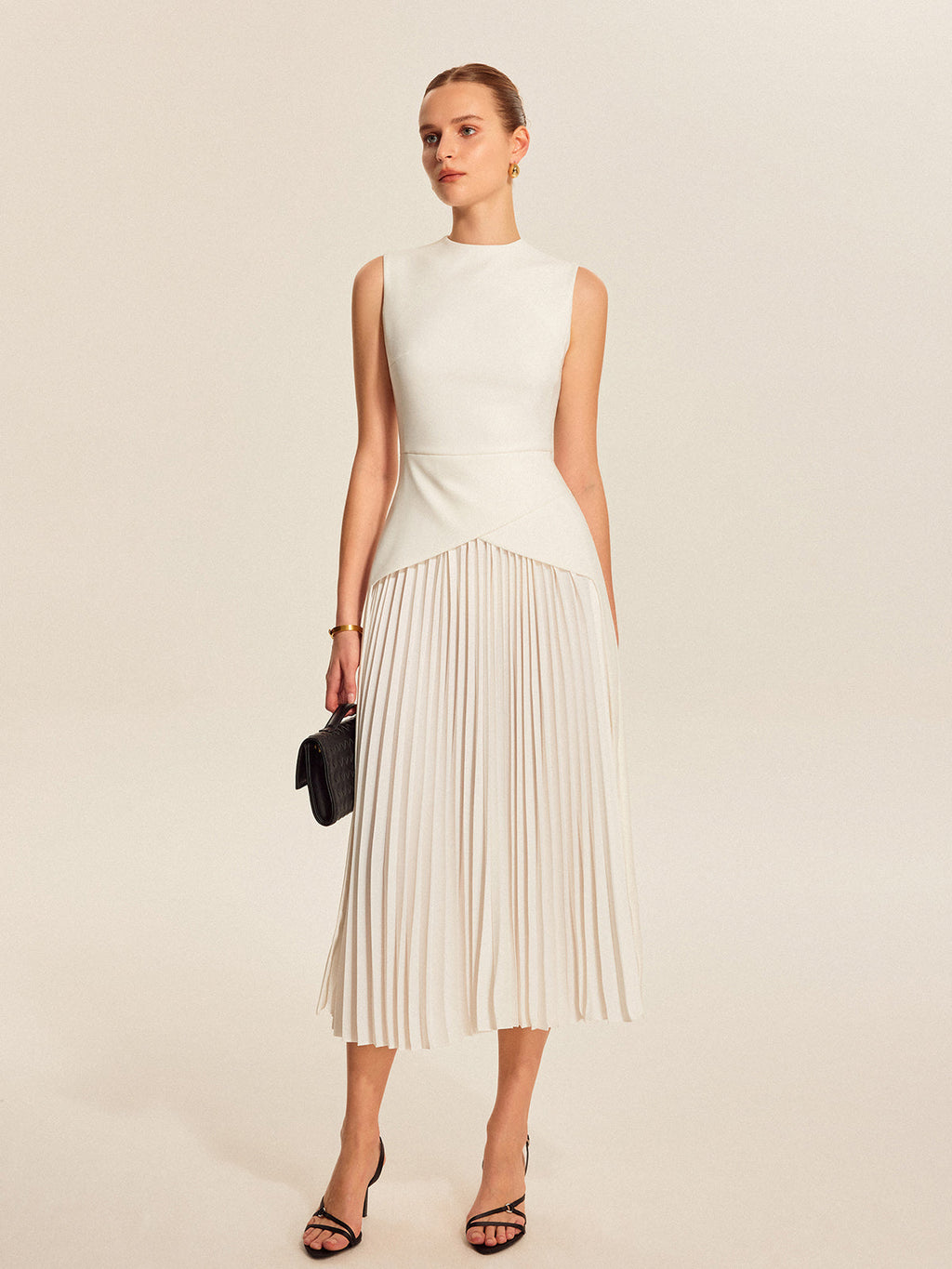 Haddy Pleated Midi Dress