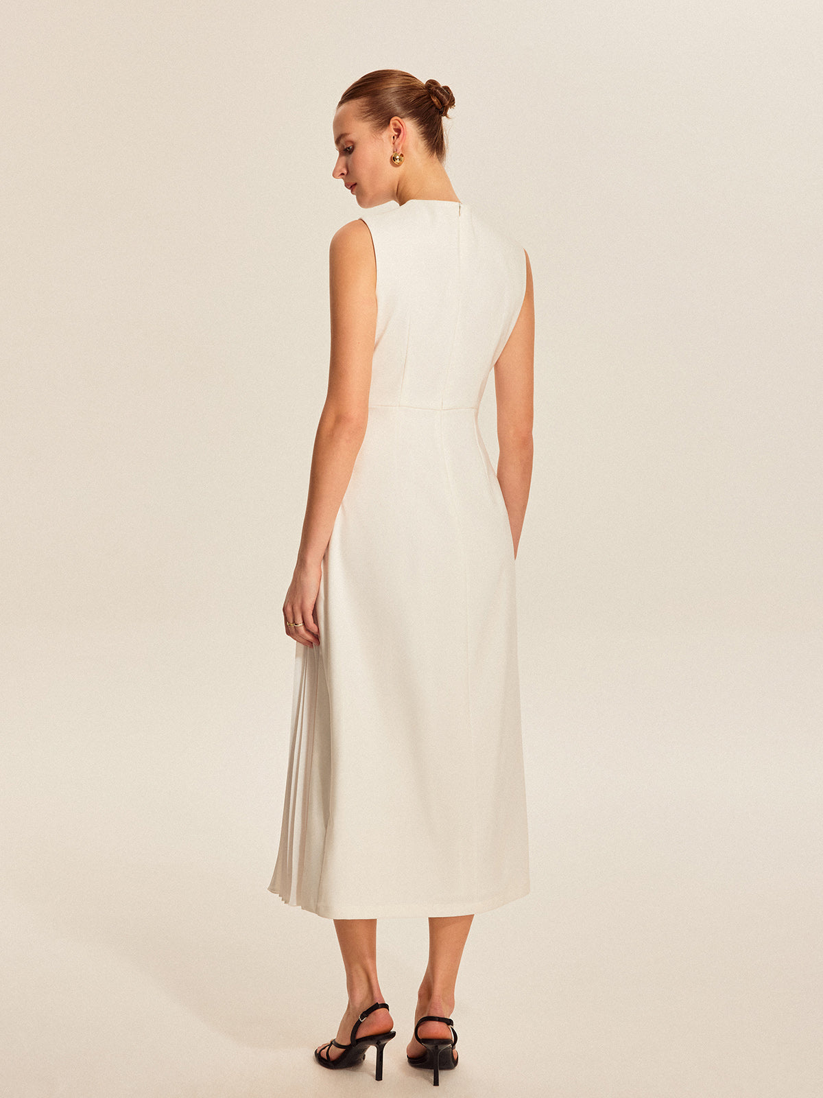 Haddy Pleated Midi Dress