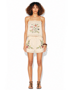 Ecru Embroidered Set
