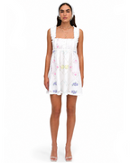 Andrea Embroidered Mini Dress