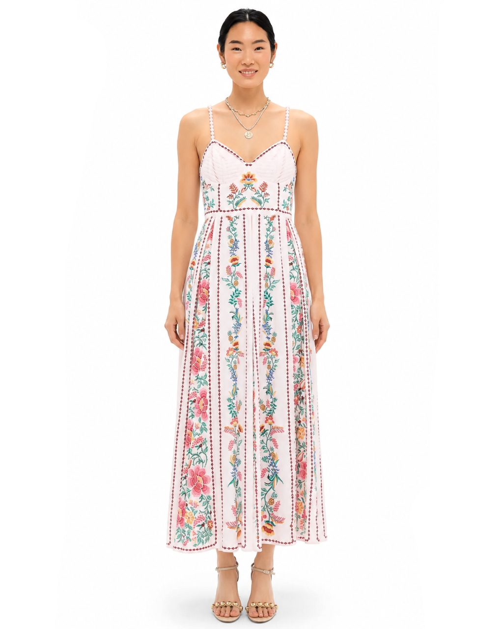 Delicate Forest Maxi Dress