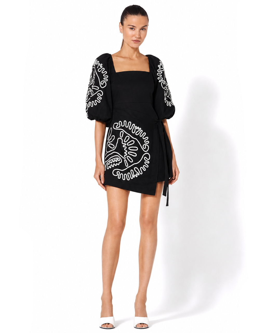 Vallini Wrap Mini Dress