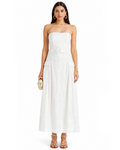 Belted Linen Maxi Dress