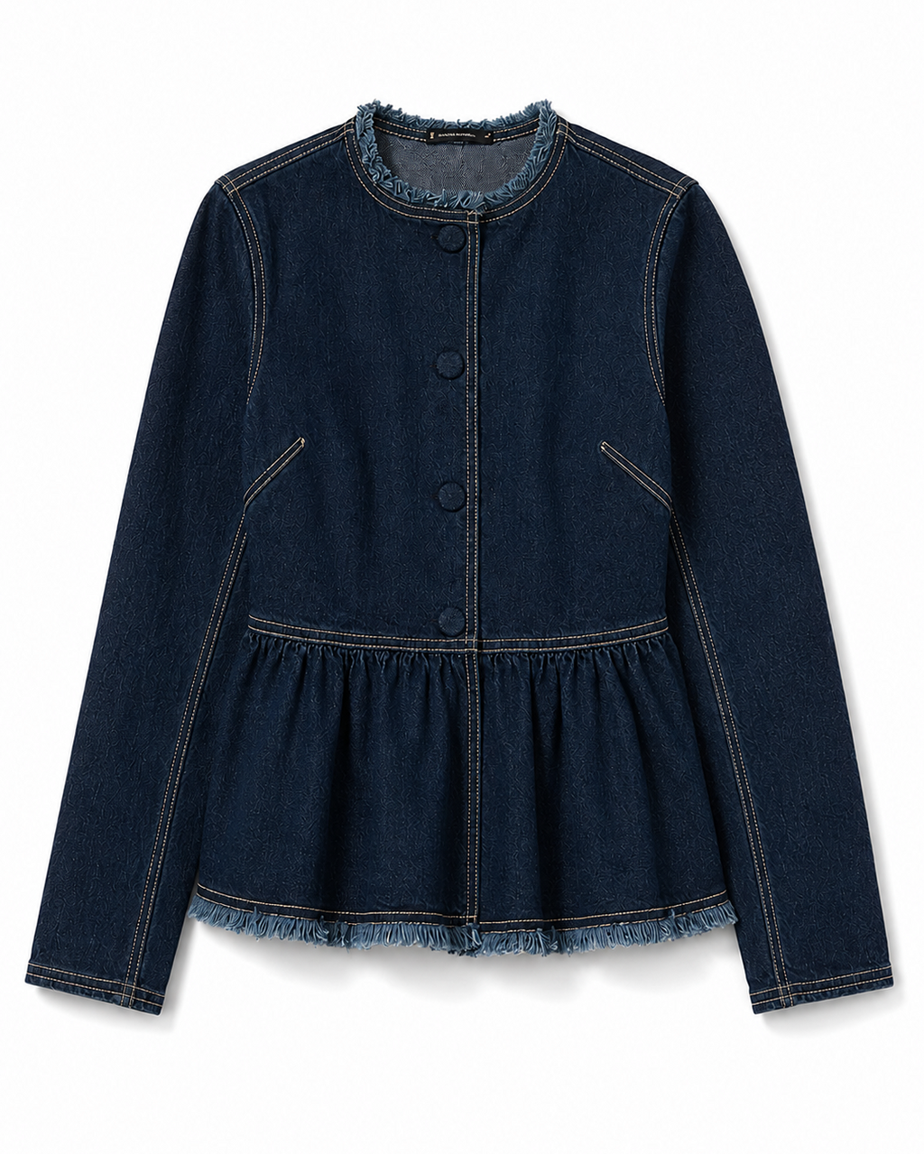 Peplum Denim Jacket