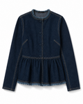 Peplum Denim Jacket