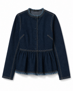 Peplum Denim Jacket