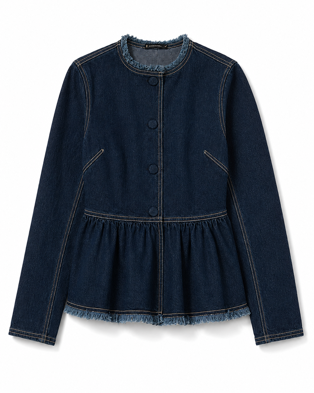 Peplum Denim Jacket
