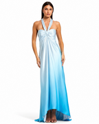 Charmeuse Gown in Blue
