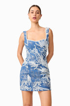 Anneliese Embroidered Mini Dress