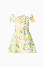 Hana Lemon Mini Dress