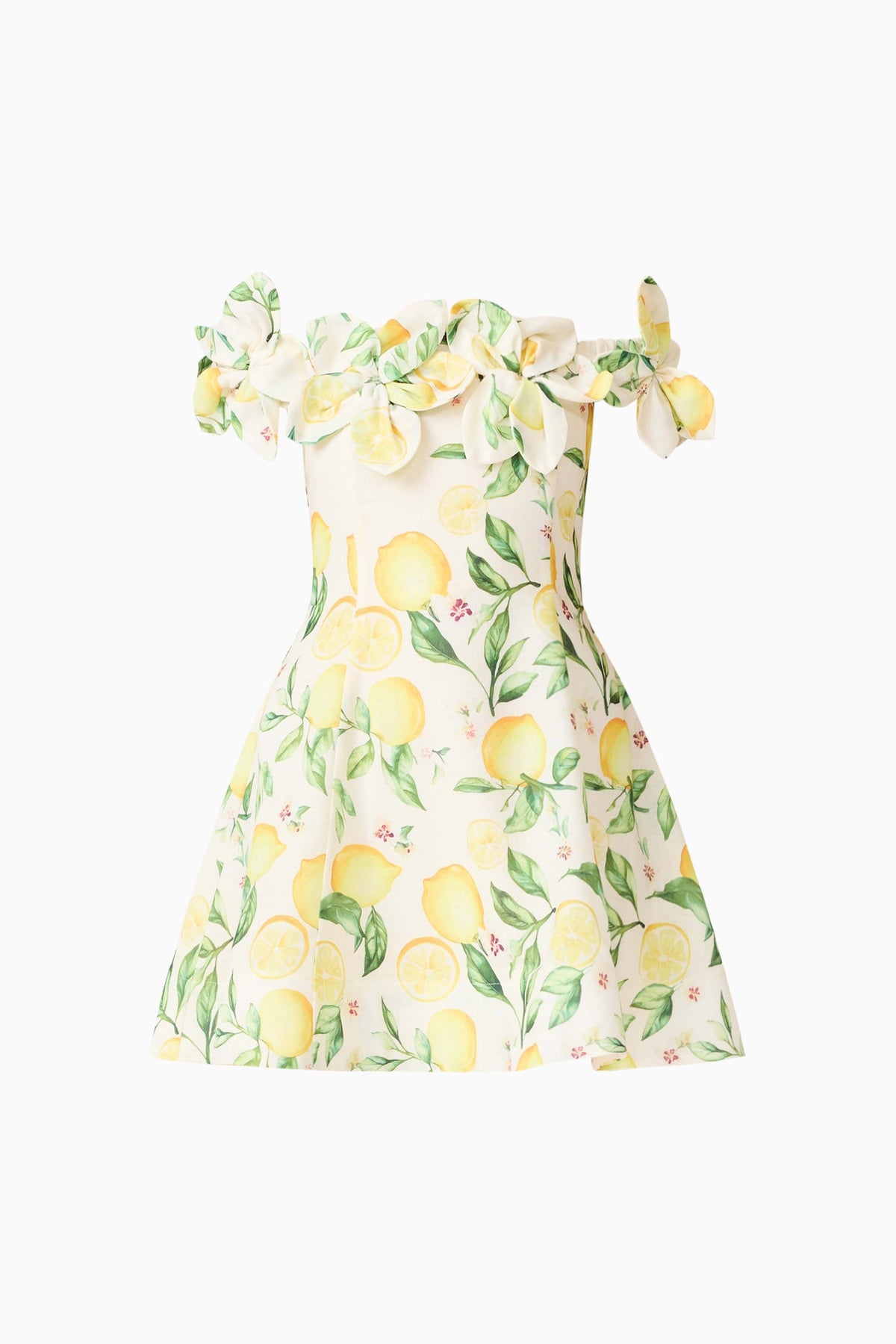 Hana Lemon Mini Dress