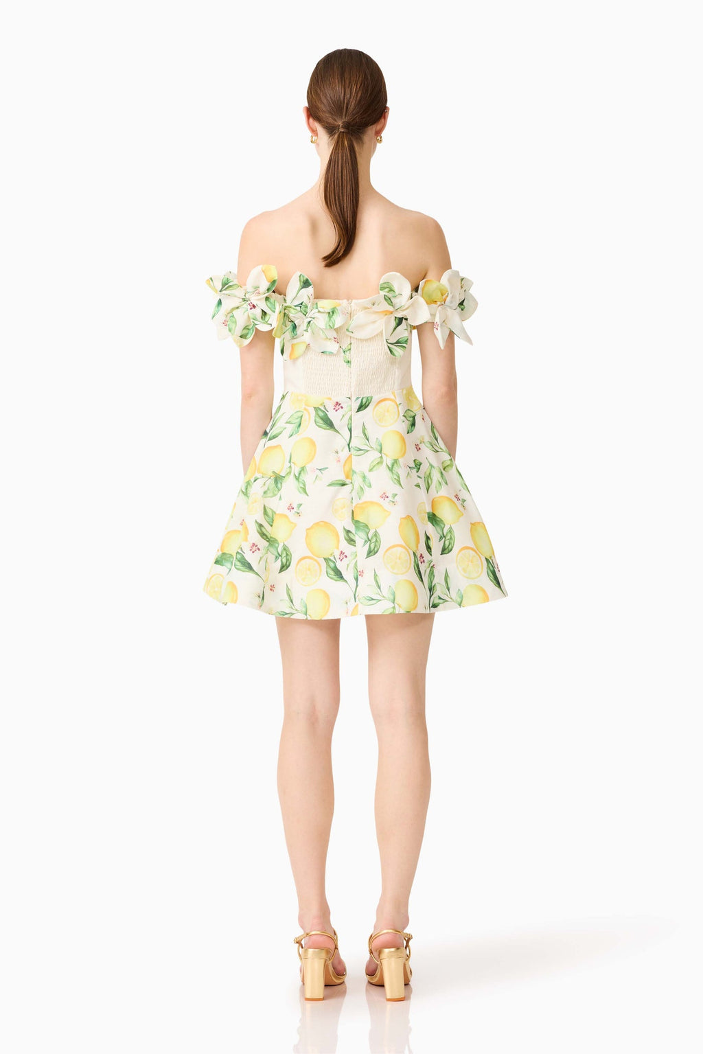 Hana Lemon Mini Dress