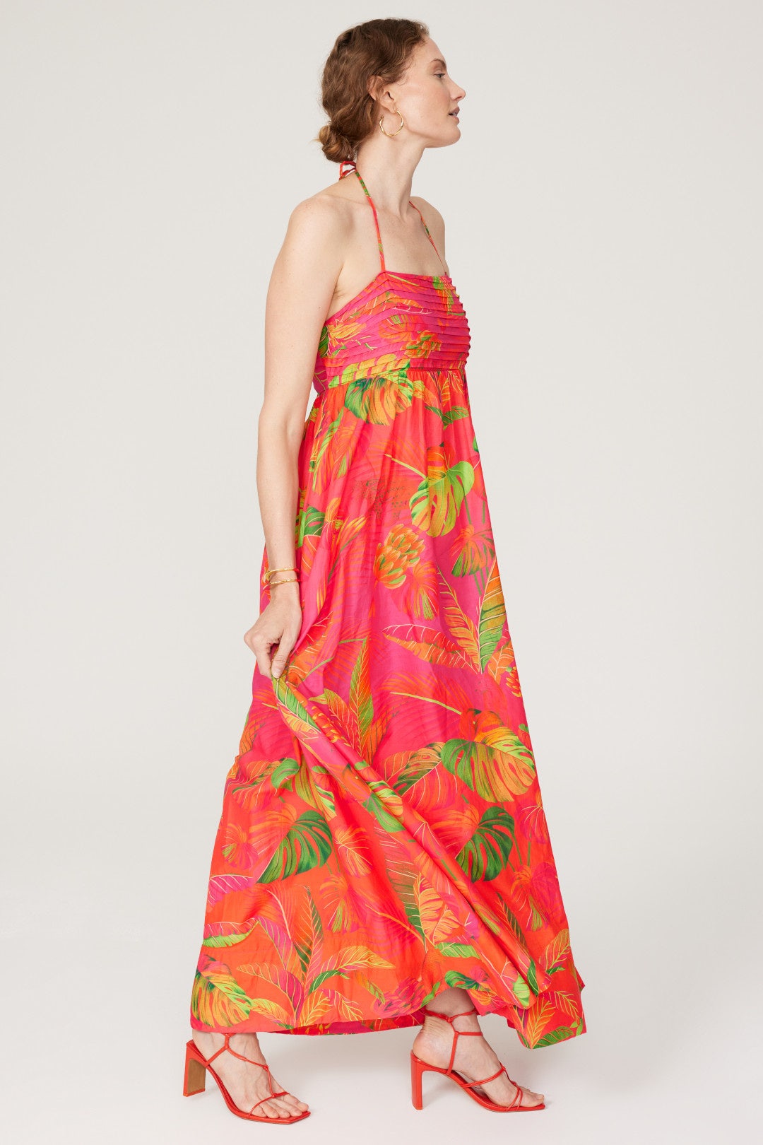 Ombre Forest Maxi Dress