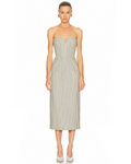 Emma Stripe Midi Dress