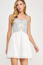 Moda Mini Dress in White