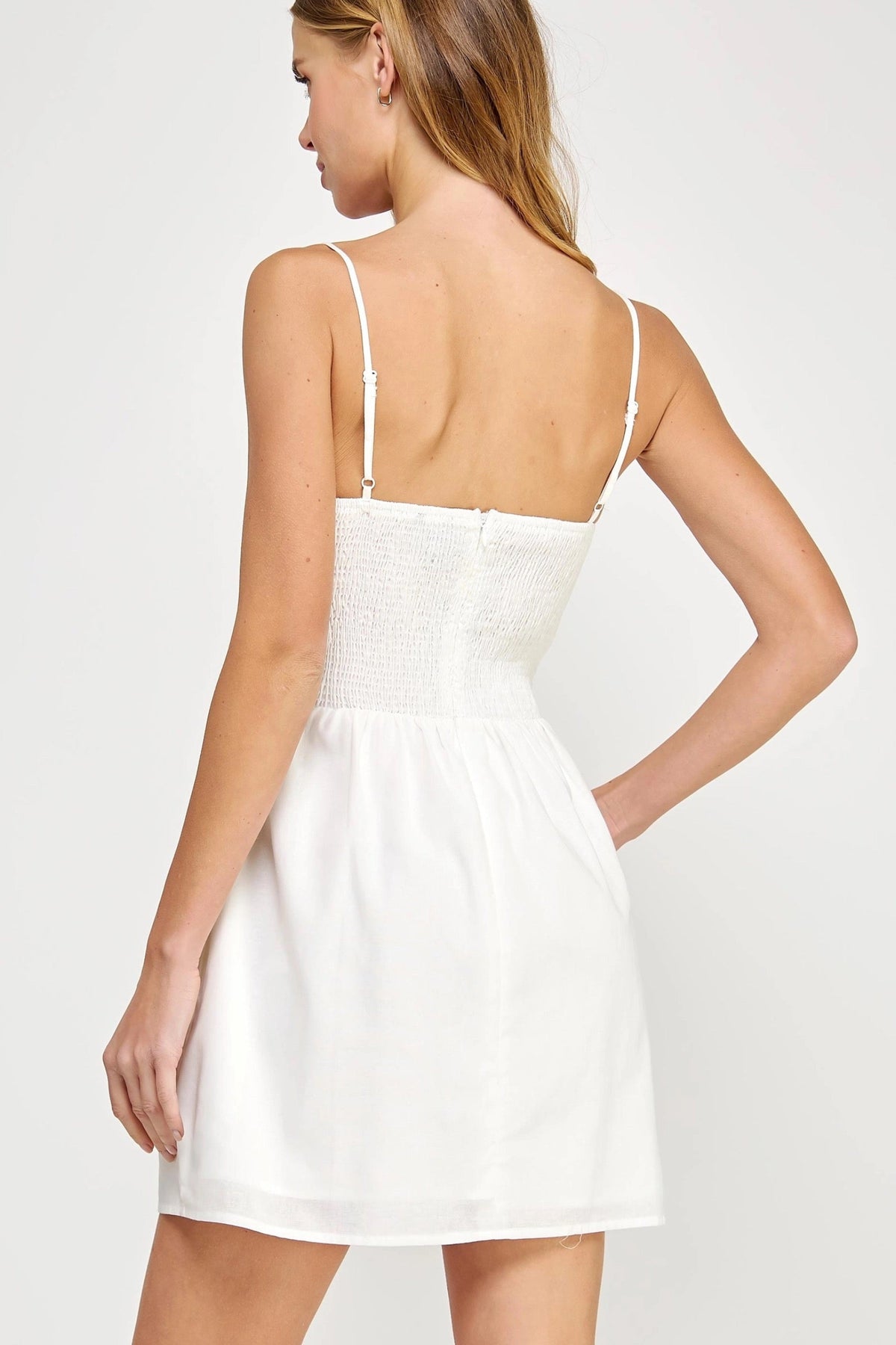Moda Mini Dress in White