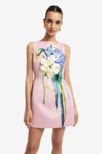 Ali Embroidered Mini Dress